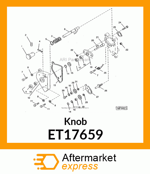 Knob ET17659