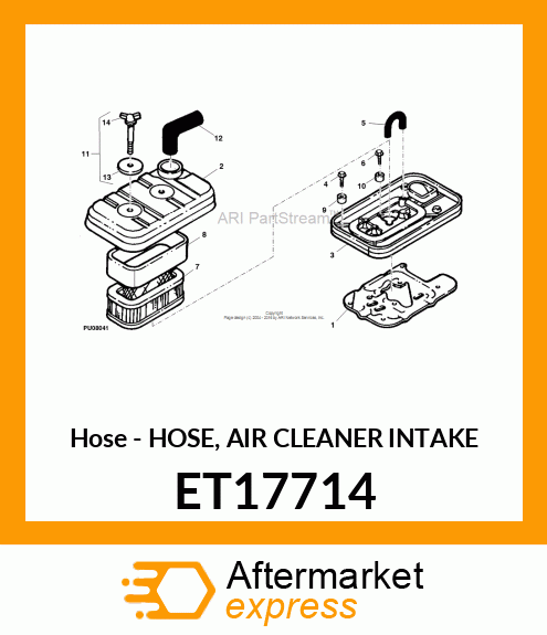 Hose Air Cleaner Intake ET17714