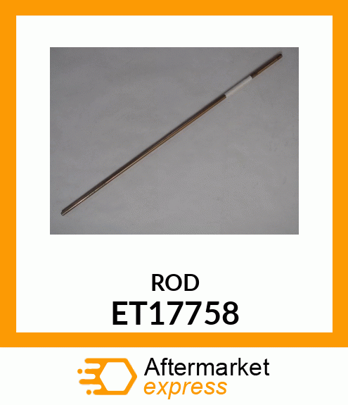 ROD, SCRAPER ET17758