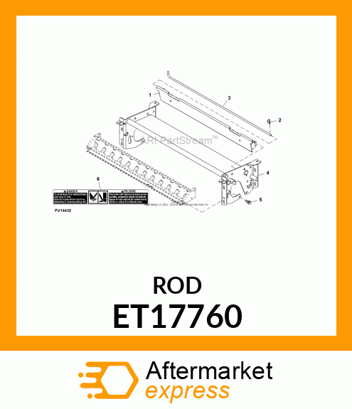 ROD, DEFLECTOR ET17760