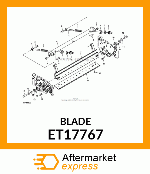 KNIFE, STATIONARY ET17767