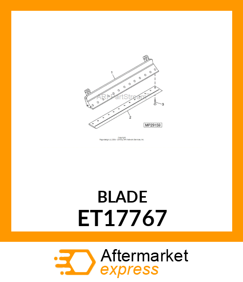 KNIFE, STATIONARY ET17767