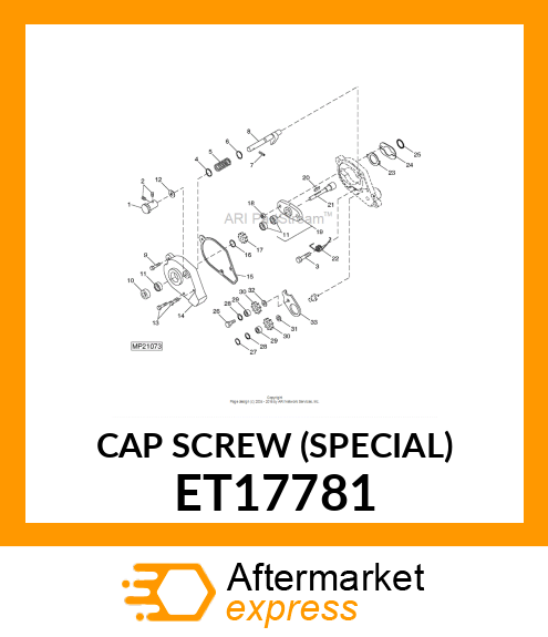 CAP SCREW (SPECIAL) ET17781