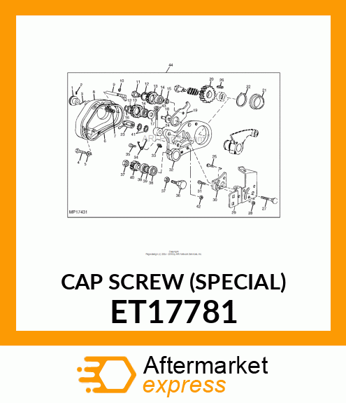 CAP SCREW (SPECIAL) ET17781