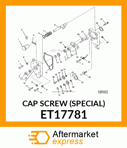 CAP SCREW (SPECIAL) ET17781