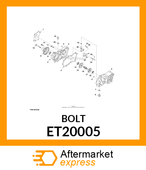 SCREW WITH WASHER, W/ ET20005