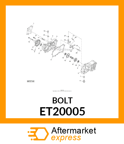 SCREW WITH WASHER, W/ ET20005