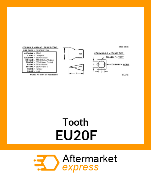 Tooth EU20F