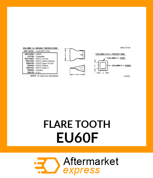 Tooth EU60F