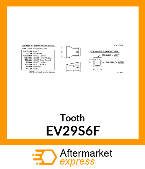 Tooth EV29S6F