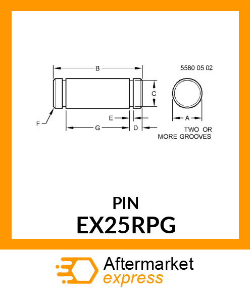 Groove Pin EX25RPG