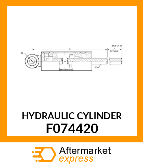 HYDRAULIC CYLINDER F074420