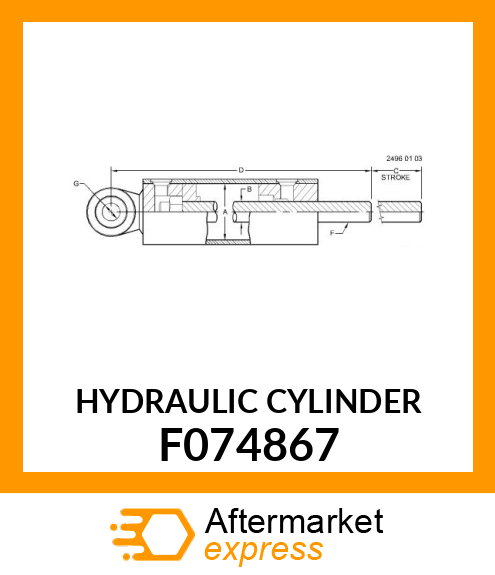 HYDRAULIC CYLINDER F074867