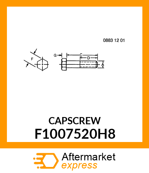 CAPSCREW F1007520H8