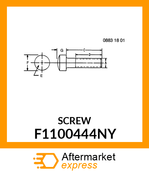 SCREW F1100444NY