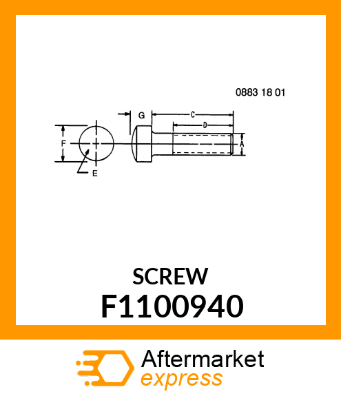 SCREW F1100940