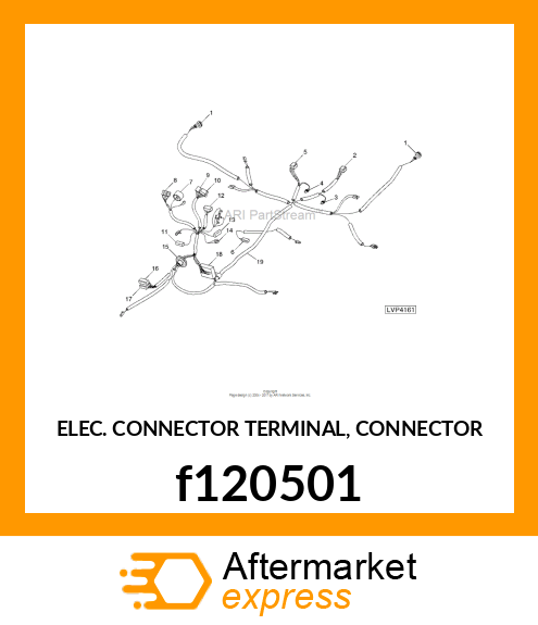 ELEC. CONNECTOR TERMINAL, CONNECTOR f120501