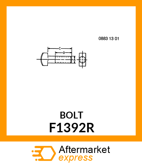 BOLT,CLUTCH OPERATING F1392R