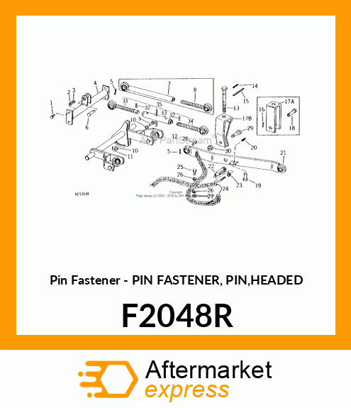 Pin Fastener F2048R