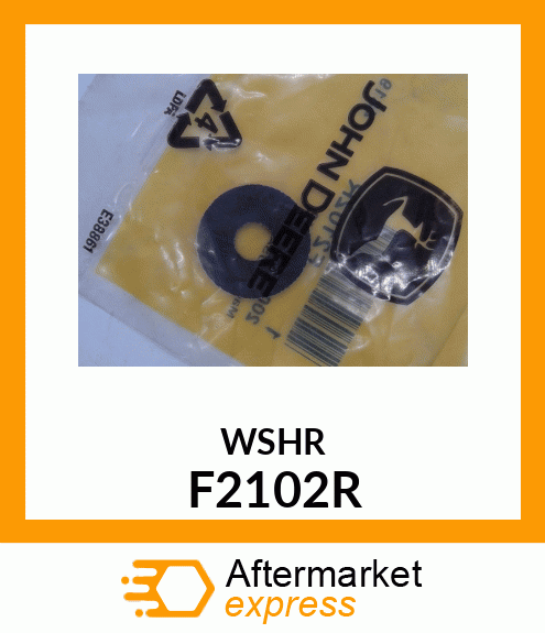 WASHER,THRUST F2102R