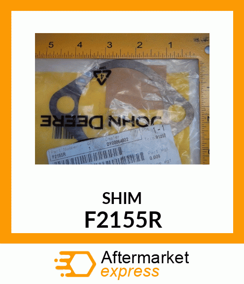 GASKET, SHIM,.010 STEEL F2155R