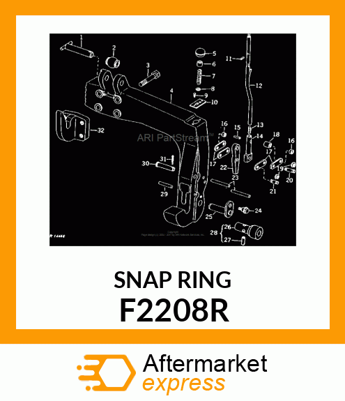 RING,RETAINING F2208R