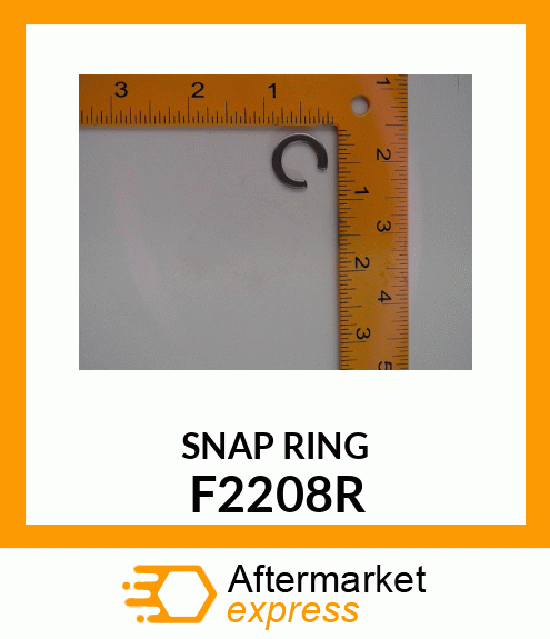 RING,RETAINING F2208R