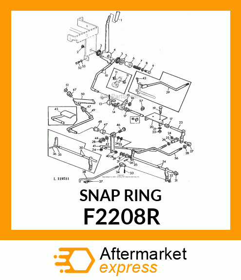 RING,RETAINING F2208R