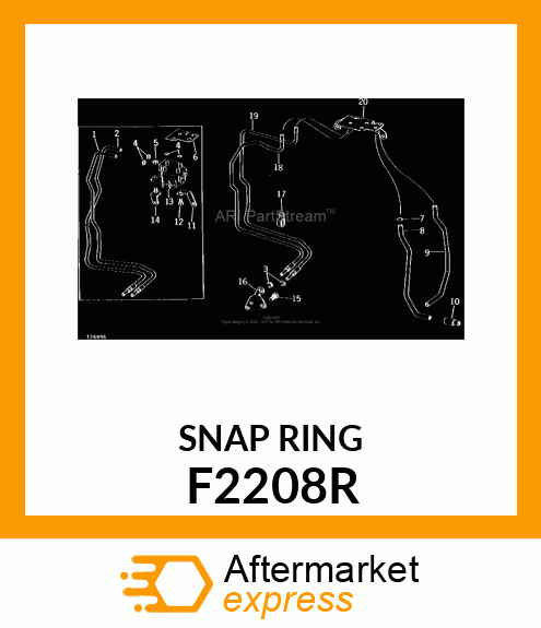 RING,RETAINING F2208R