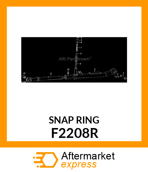 RING,RETAINING F2208R