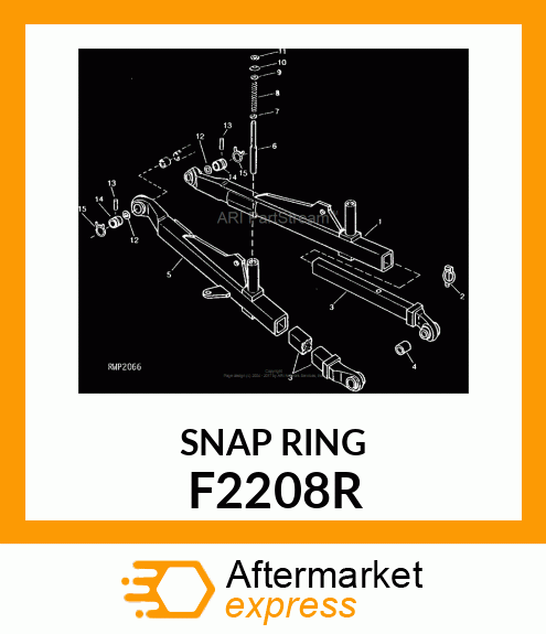 RING,RETAINING F2208R