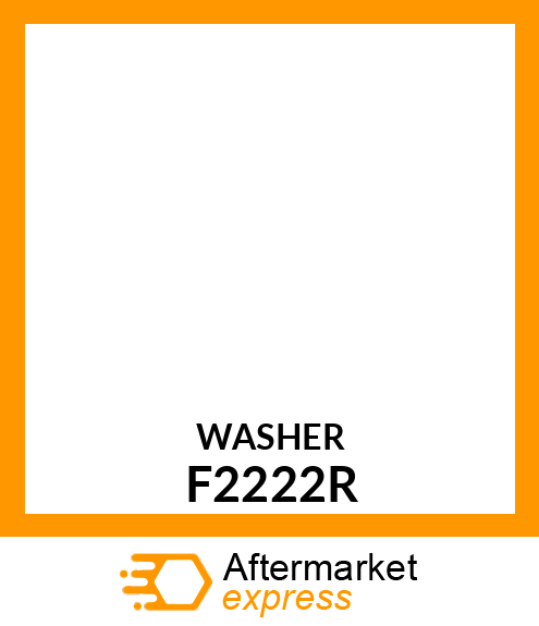WASHER,ALUMINUM F2222R