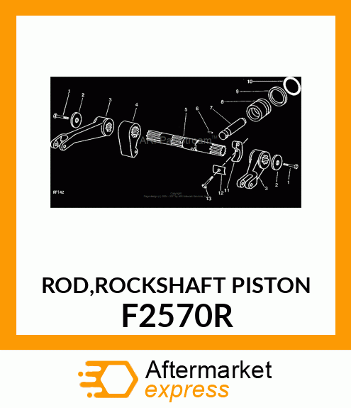 ROD,ROCKSHAFT PISTON F2570R