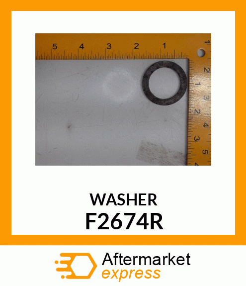 WASHER, SPECIAL F2674R