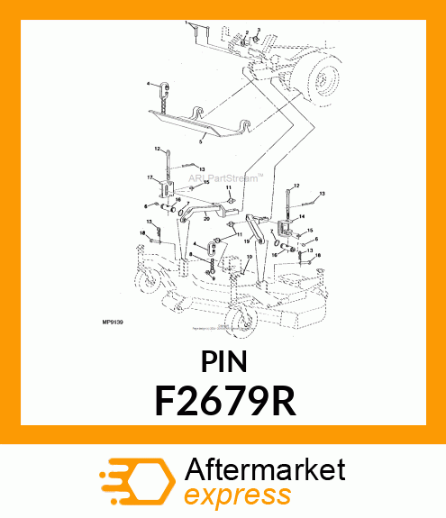 PIN, SPECIAL HEADED,PLATED F2679R