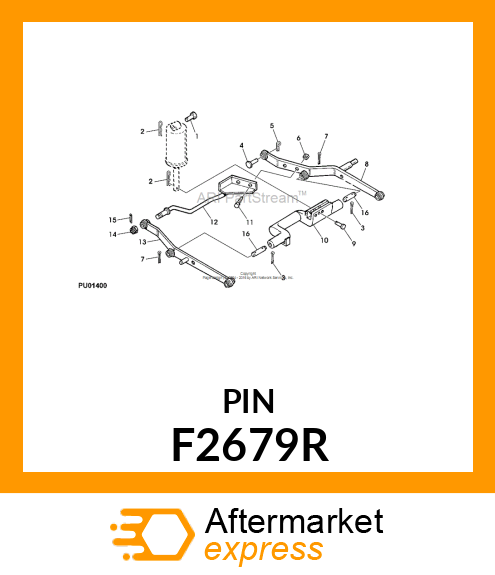 PIN, SPECIAL HEADED,PLATED F2679R