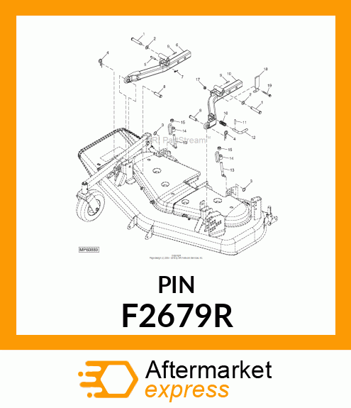 PIN, SPECIAL HEADED,PLATED F2679R