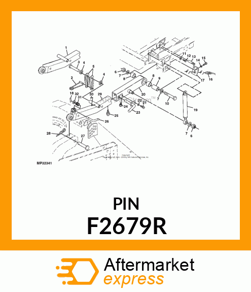 PIN, SPECIAL HEADED,PLATED F2679R