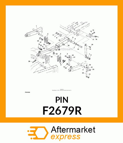 PIN, SPECIAL HEADED,PLATED F2679R