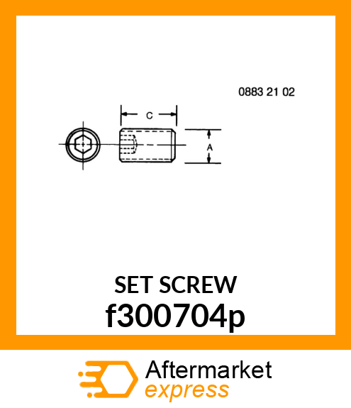 SET SCREW f300704p