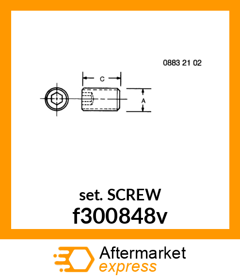 SET SCREW f300848v