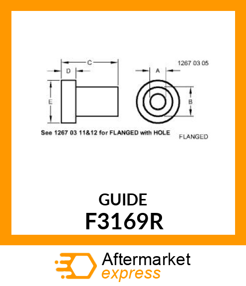 GUIDE, VALVE F3169R