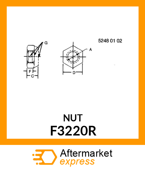 LOCK NUT F3220R