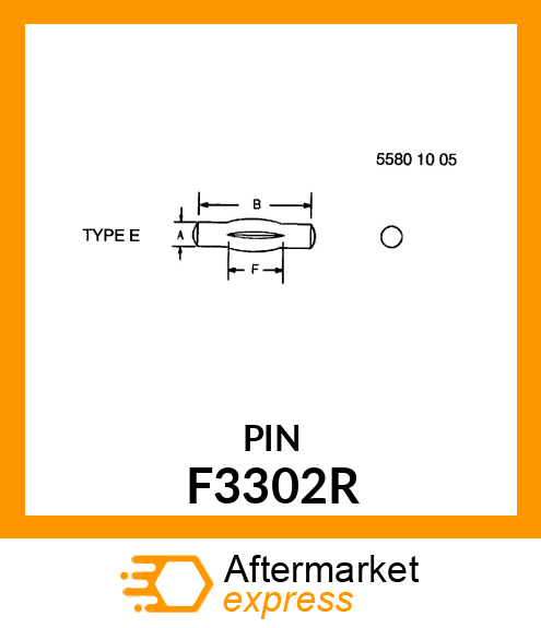 PIN, DRIVE F3302R