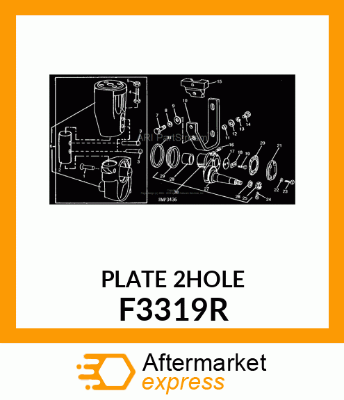 PLATE,LOCK F3319R