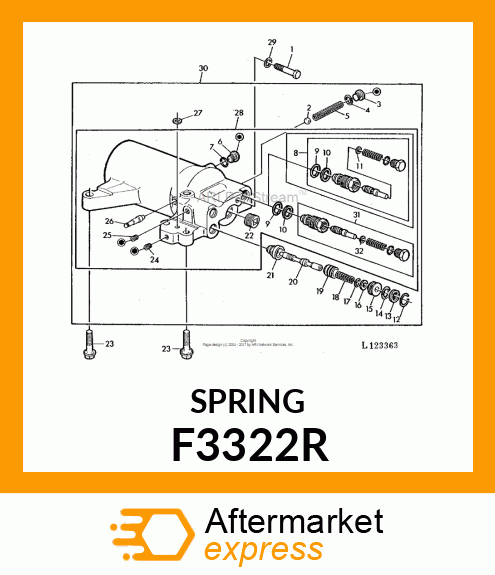 SPRING F3322R