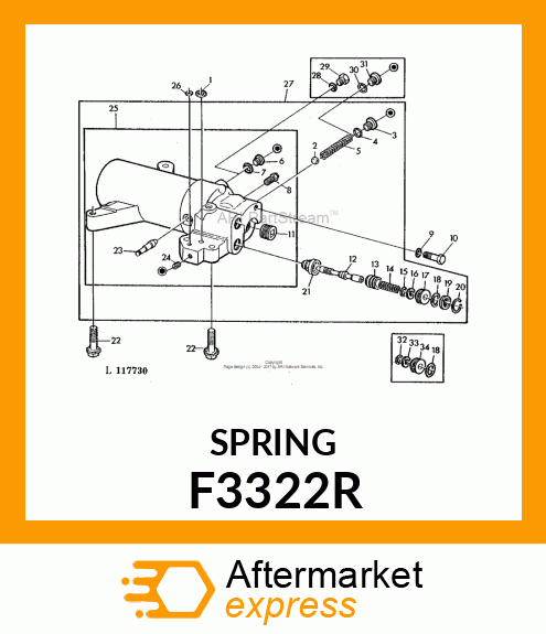 SPRING F3322R