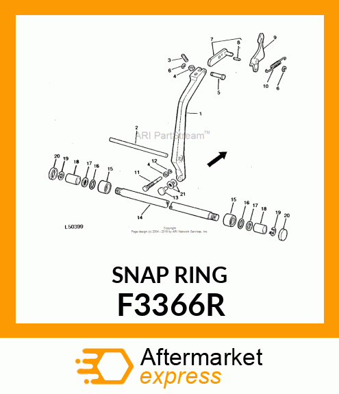 SNAP RING, RETAINING F3366R