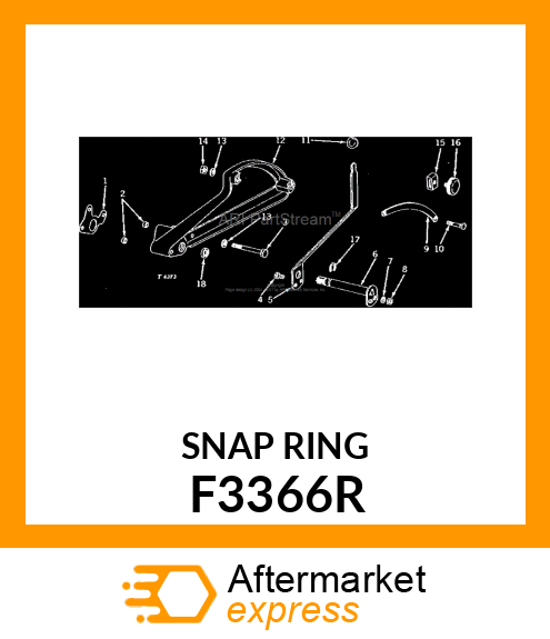 SNAP RING, RETAINING F3366R