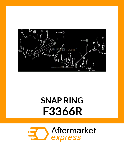 SNAP RING, RETAINING F3366R